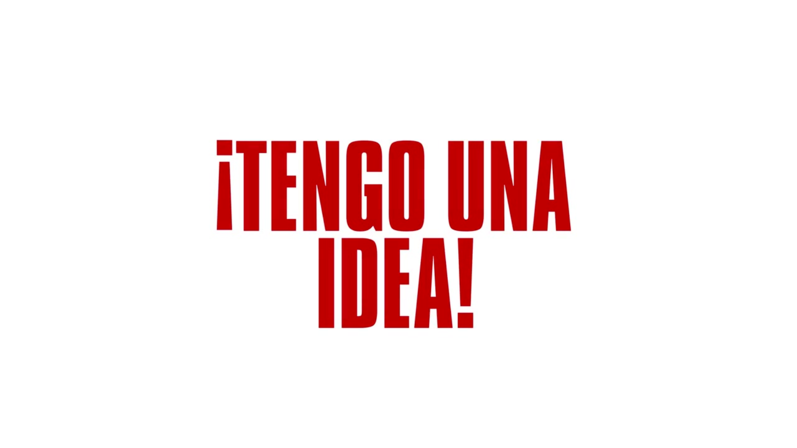 Póster del show Tengo una idea